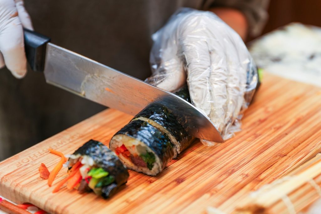 Preparando de Sushi